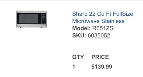 Sharp Microwave