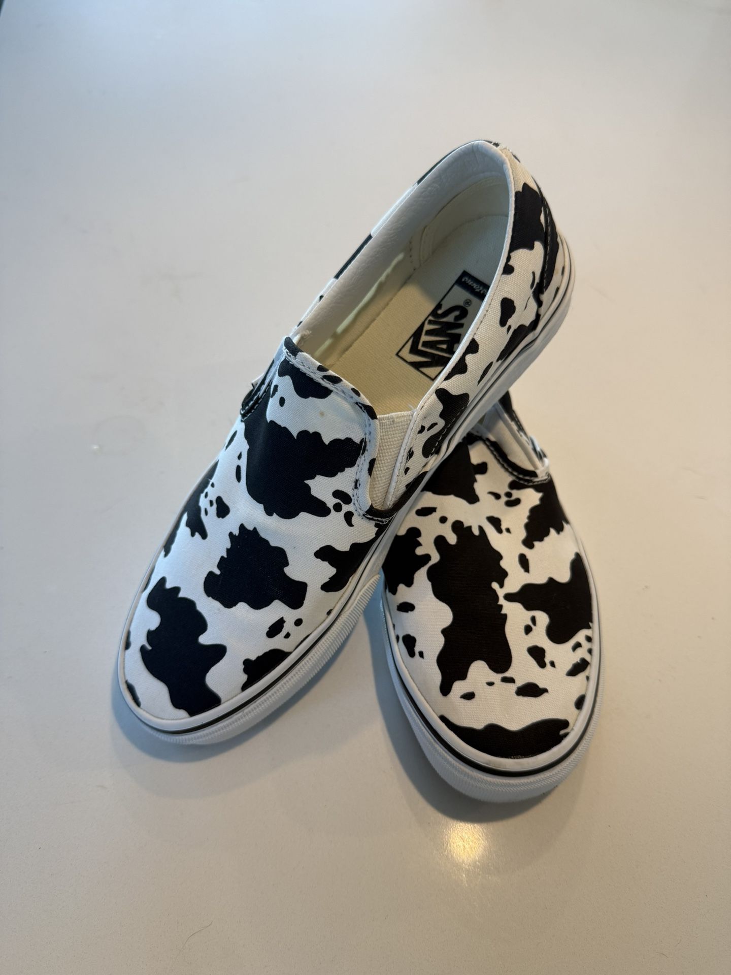 Custom Vans Cow Print Size 8.5M/10W