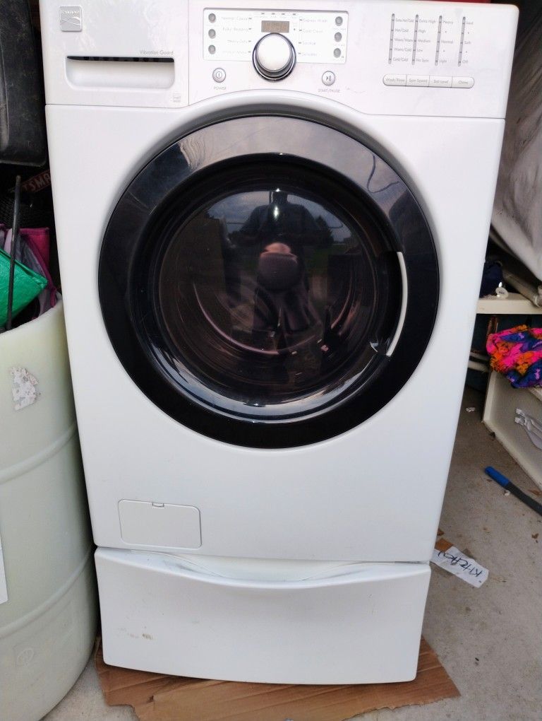 Kenmore Front Load Washer Vgc Like New On Pedestal N Free Dryer Included