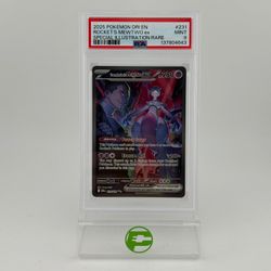 Pokémon TCG Destined Rivals Team Rocket's Mewtwo ex 231/182 English PSA 9 MINT