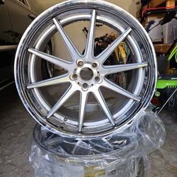 22” Adventus Wheels – Set of 4 – Chrome Lip – No Tires