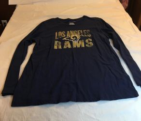 Los Angeles Rams Long Sleeve Athletic Shirt women’s size xxl