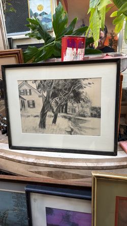 Mid Century signed Art
