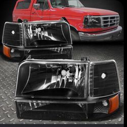 Ford F150 92-96 new Smoke Headlights 