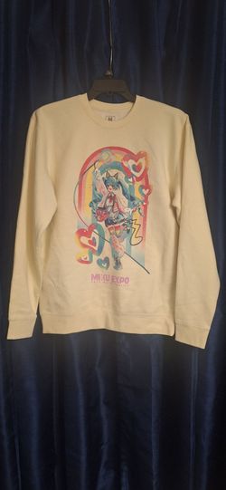 Miku Expo 2026 North America "Cotton Candy" Crewneck Sweatshirt. New Concert Authentic Dead stock