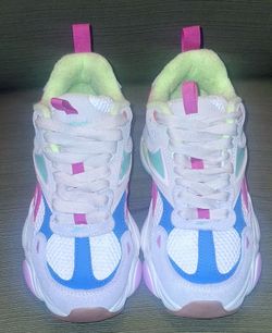 Women's Reebok Sneakers Size 6 Multi-Color Athletic Shoes