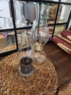 2 Beautiful Old Lamps 