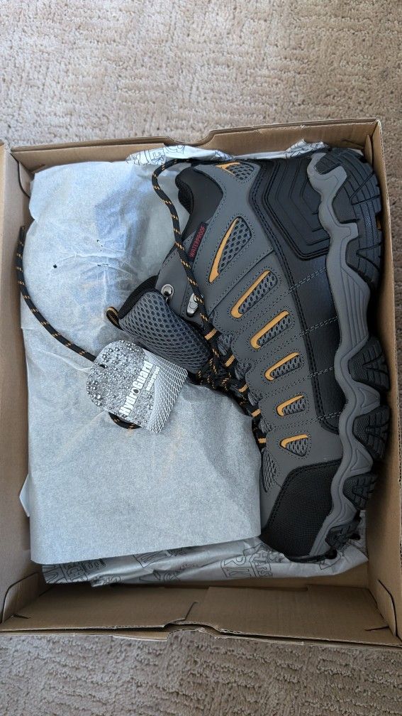 NIB Men's Steel-Toe Work Boots, Size 10 ($60)