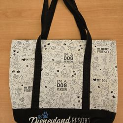 Disney World Dogs Tote - Black and White