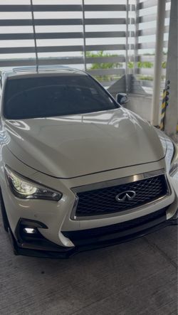 Q50 redsport Clean title 2018