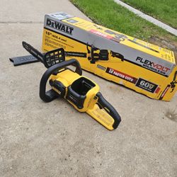 DeWalt 60vol Chainsaw 16bar Brand New Tool Only Nuevo Solo Sierra (( No Battery No Charger