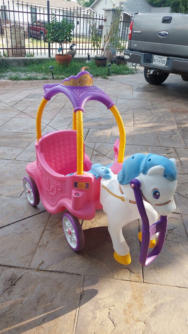 Little Tikes Princess Horse And Carriage. 100 At Wal-Mart Store