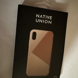 NATIVE UNION  Leather CASE hand crafted for IPHONE X/XS OPEN BOX