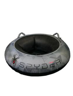 SPYDER RUSH INFLATABLE SNOW TUBE HEAVY DUTY DURABLE SNOW TUBING CHARIOT 1739054