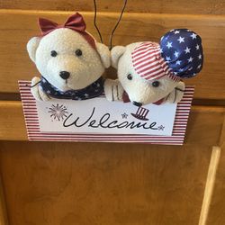 Hanging Welcome Bears .