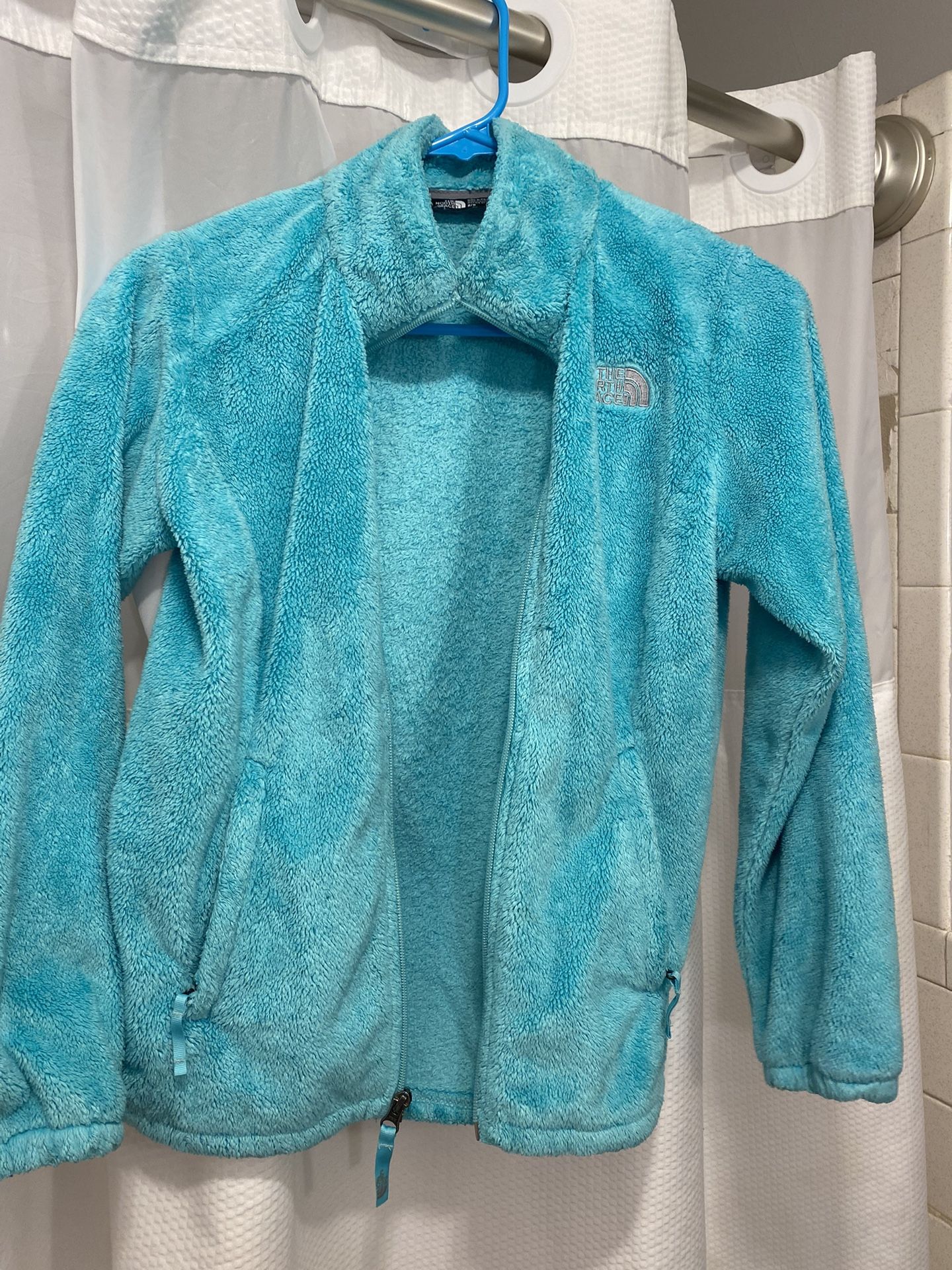 Girls North Face Zip Up Fleece