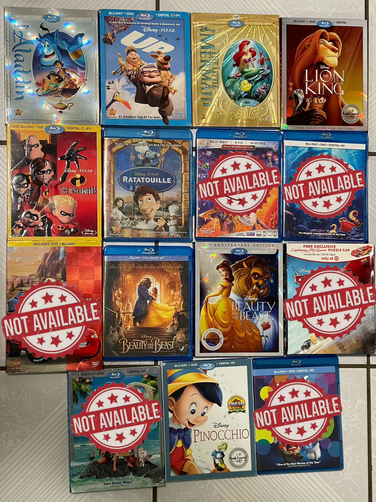 Disney Blu-Ray Movies
