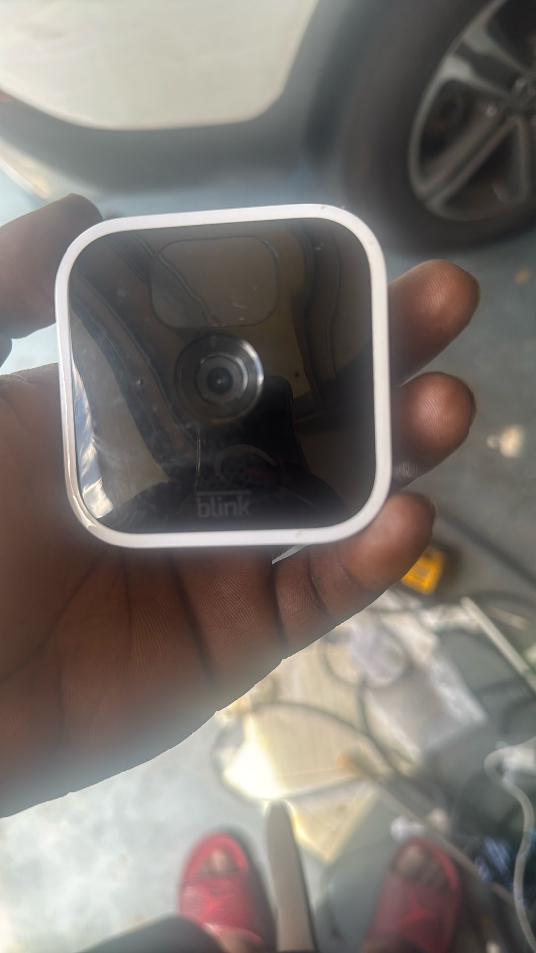 Indoor and outdoor blink cameras like new