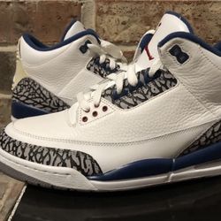 Jordan 3 True Blue Size 10 New