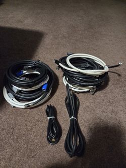 Coaxial Cables And S Video Cables