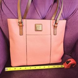 Vintage DOONEY & BOURKE Retired Color Coral Lexington Bag
