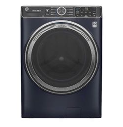 GE 5.0 Cu Ft Smart Front Load Washer – Sapphire Blue
