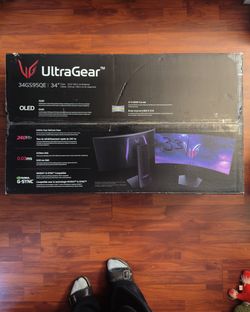 LG Ultragear 34GS95QE 34” Ultrawide OLED monitor 240Hz