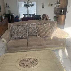 Sofa, Table, End Table, Single Chair