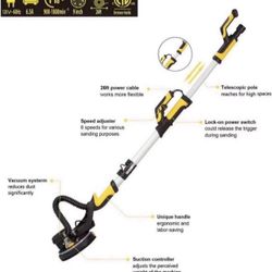 CUBEWAY Drywall Sander with Vacuum Attachment, Innovative Fixture for Ceiling Sander, Electric Drywa