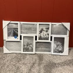 Mainstays 8-Opening 4x6 White Collage Picture Frame – New in Wrapper