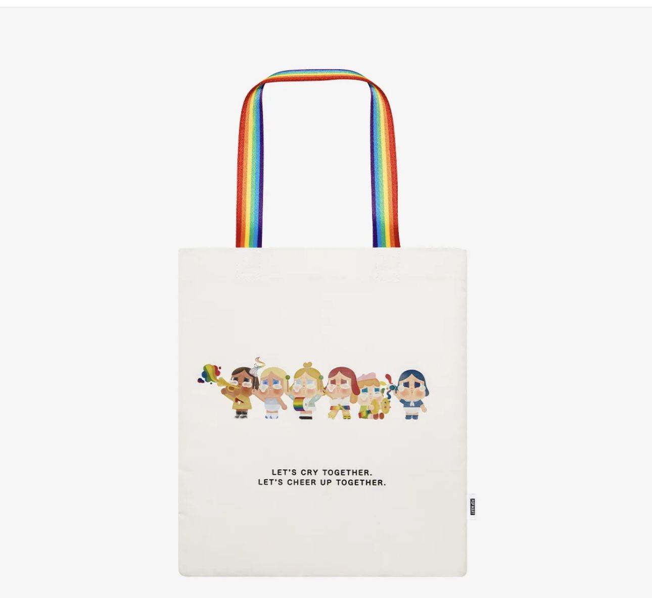 *NWT POPMART CRYBABY CHEER UP, BABY! SERIES-Canvas Bag