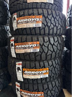 💯📲286/70/17 vendo set de llantas nuevas arroyo rt