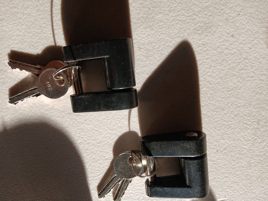 Trailer Coupler Locks Two Locks Two Keys New