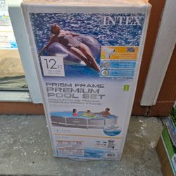 Intex Pool 12 Ft  X 30 In Metal Frame 