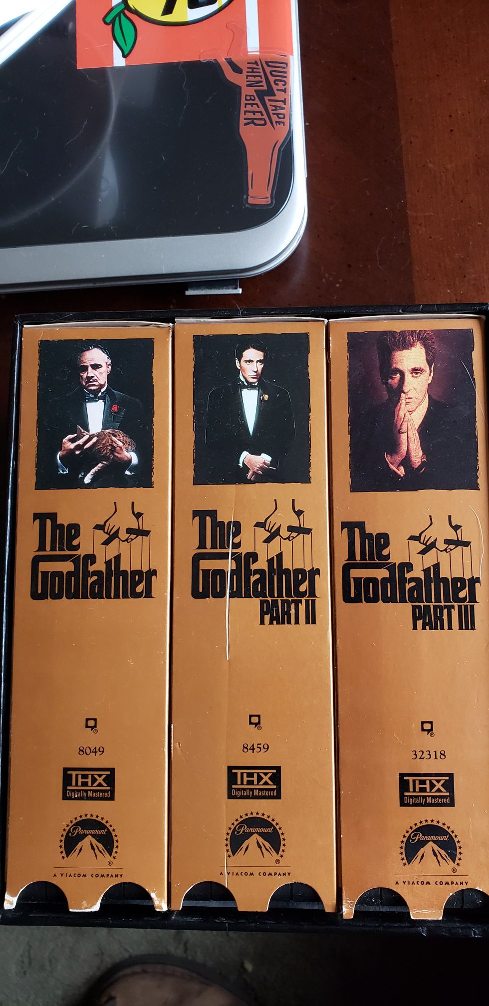 The Godfather VHS Set