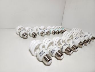 16 Pc Light Bulbs Energy Saving Soft White Fluorescent Lighting