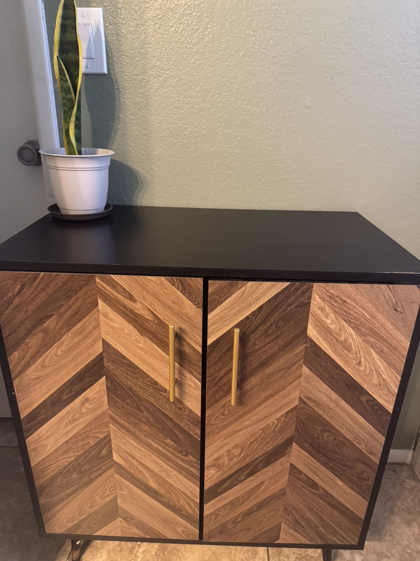 Storage Cabinet + 6 Floating Shelves (2 Packs) – $85 OBO