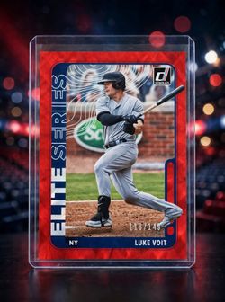 2021 Donruss Elite Series Luke Voit #ES7 Red Parallel 110/149 Yankees