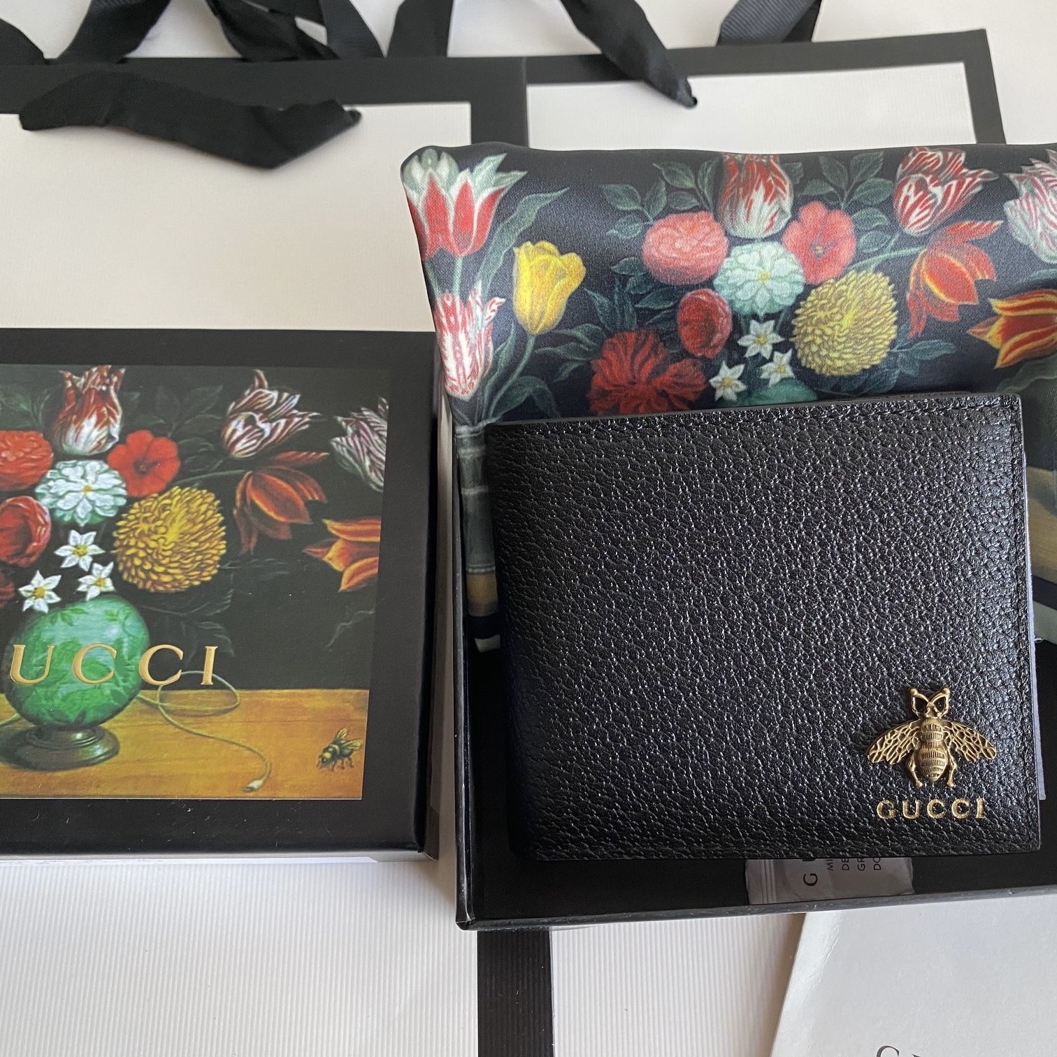 Gucci Mens Bee Wallet