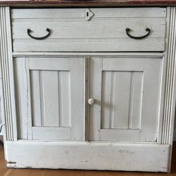 Antique Wood Cabinet