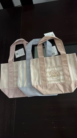 Trader Joe’s Striped Mini Tote Bags