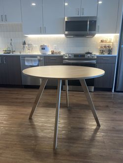 Round Wooden Dining Table