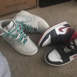 nike dunks, and jordan 1’s