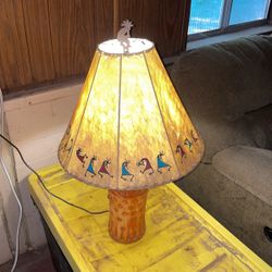 Native America Themed Lamp 