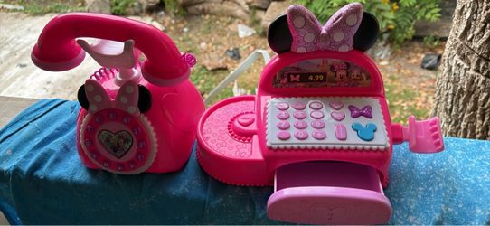 Minnie Mouse Toy Phone and Cash Register Set
