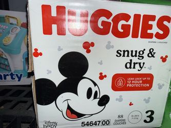 Huggies Snug & Dry Size 3 Diapers 88 Count
