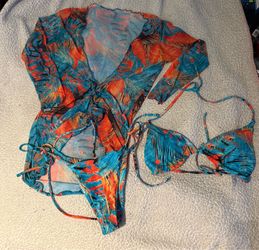 Bathing suit and cover