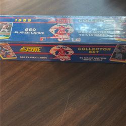Sealed Collector Set Of 1989 Score Baseball Griffey Rookie