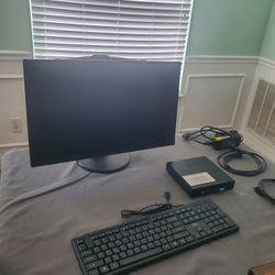 Desktop Computer And Monitor