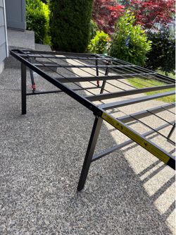 Heavy-Duty Folding Metal Bed Frame Platform – 73” x 39” – $50 OBO